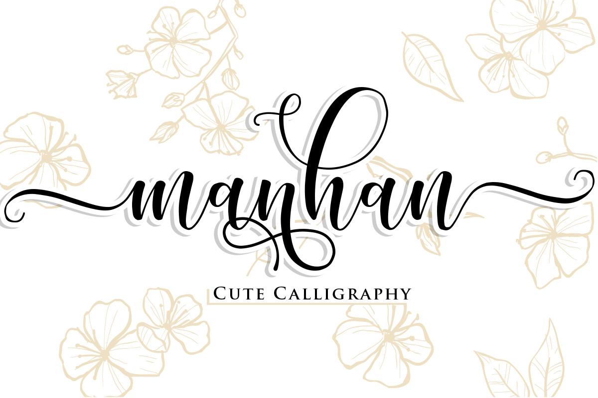 Manhan Font