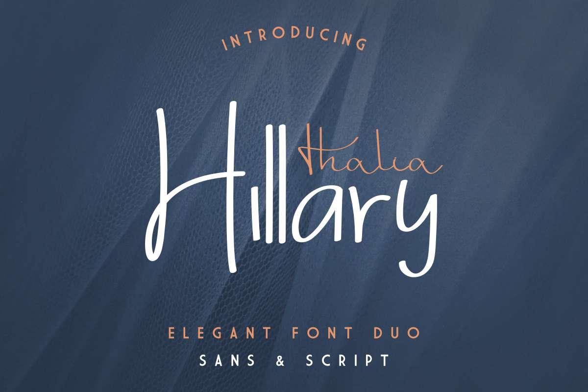 Thalia Hillary Font