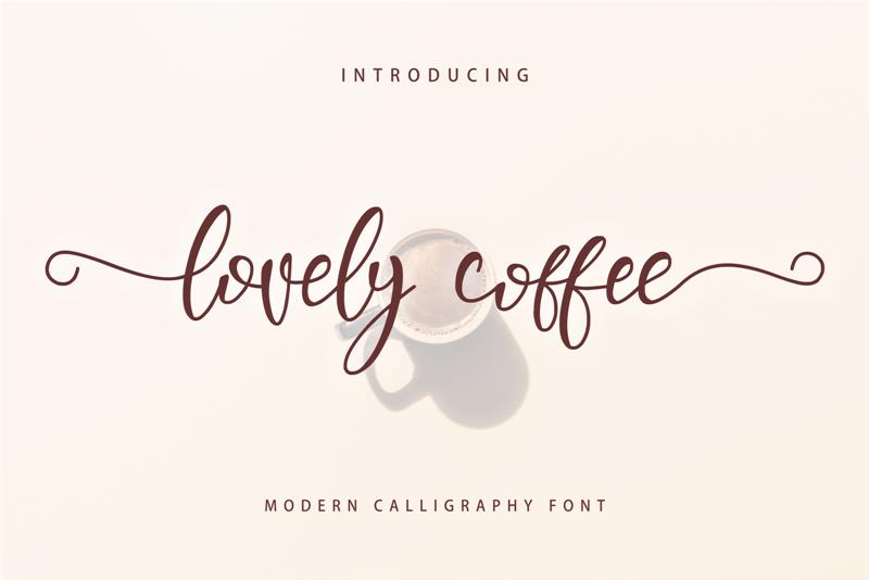 Lovely Coffee Font