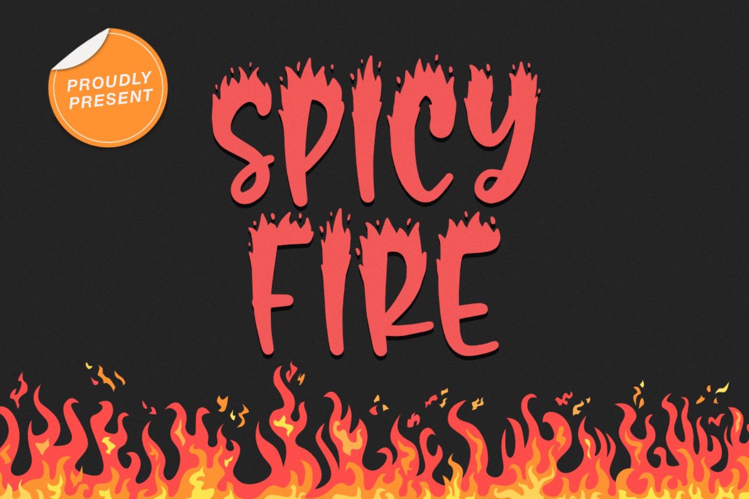 Spicy Fire Font