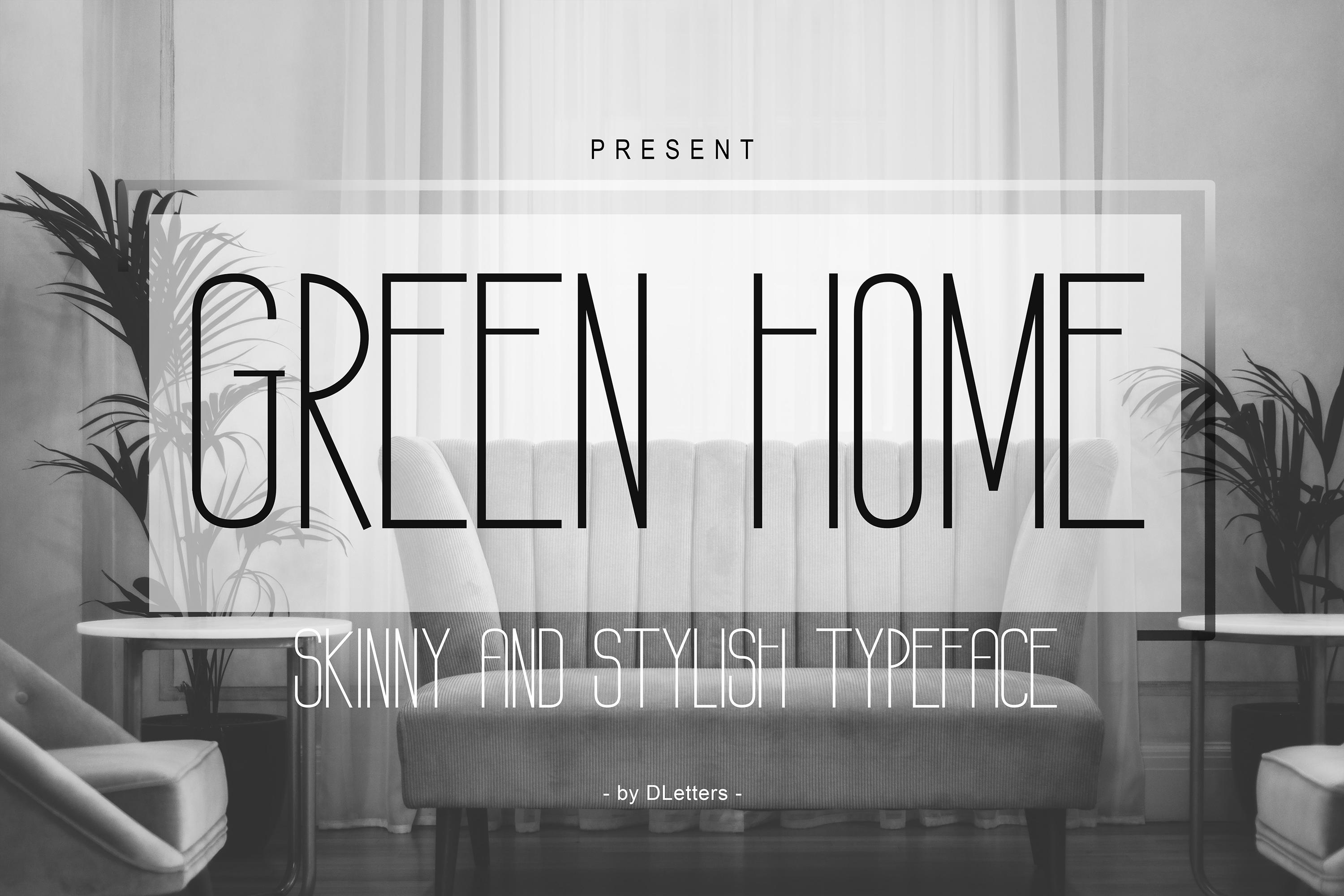 Green Home Font
