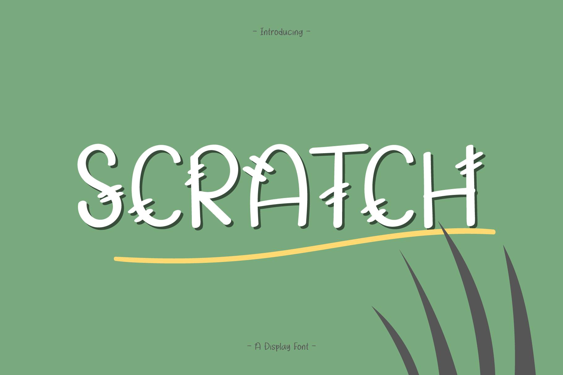 Scratch Font