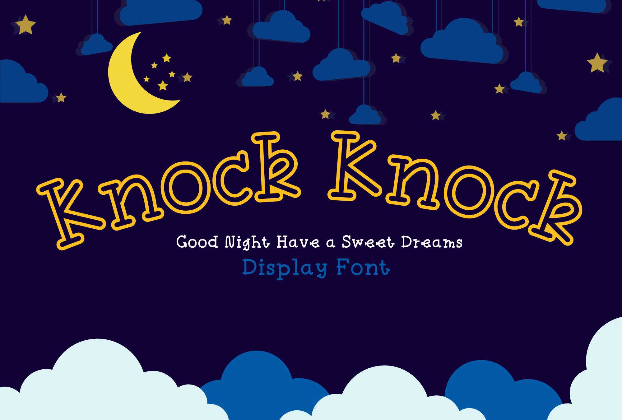 Knock Knock Font