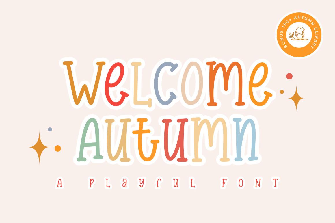 Welcome Autumn Font
