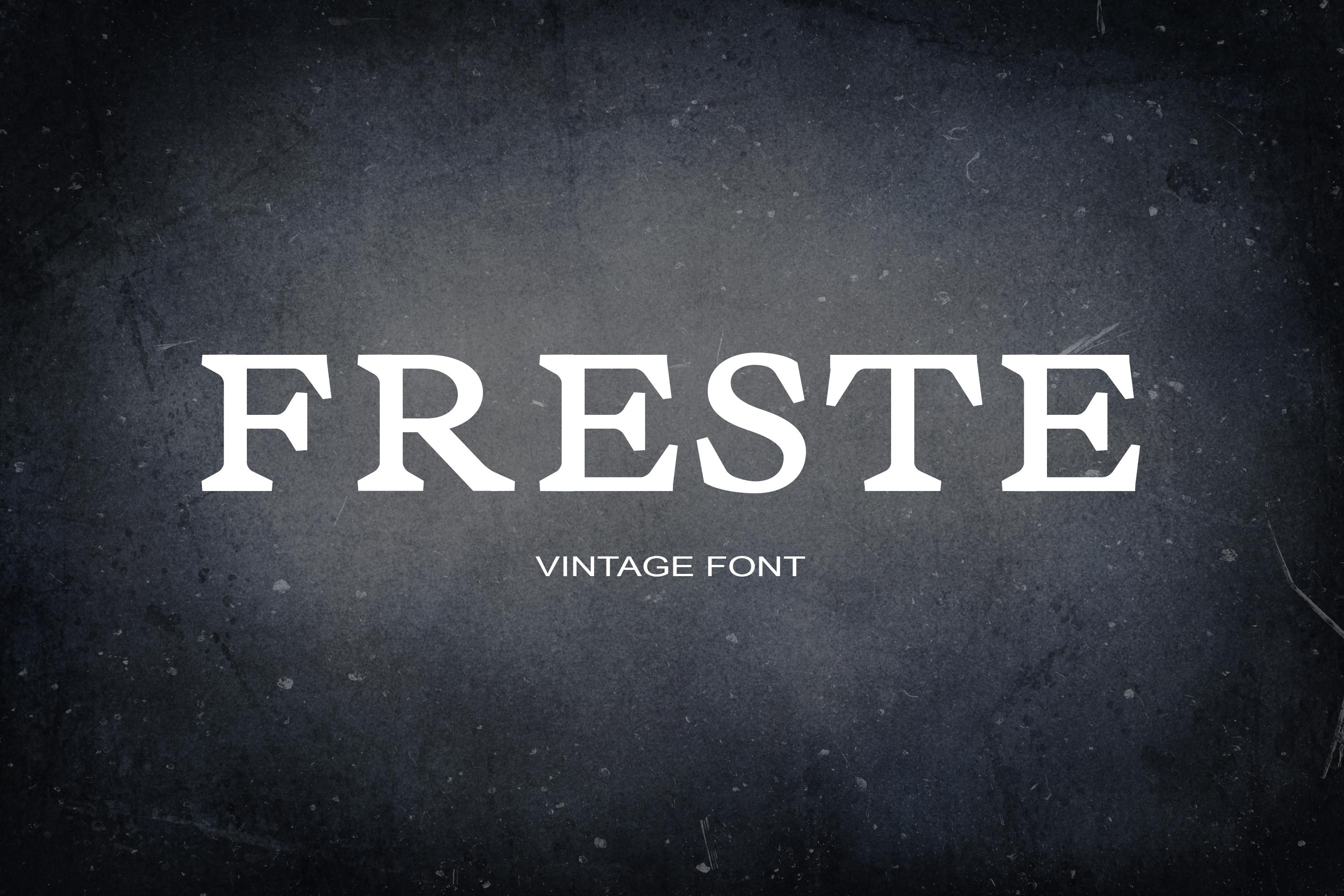 Freste Font