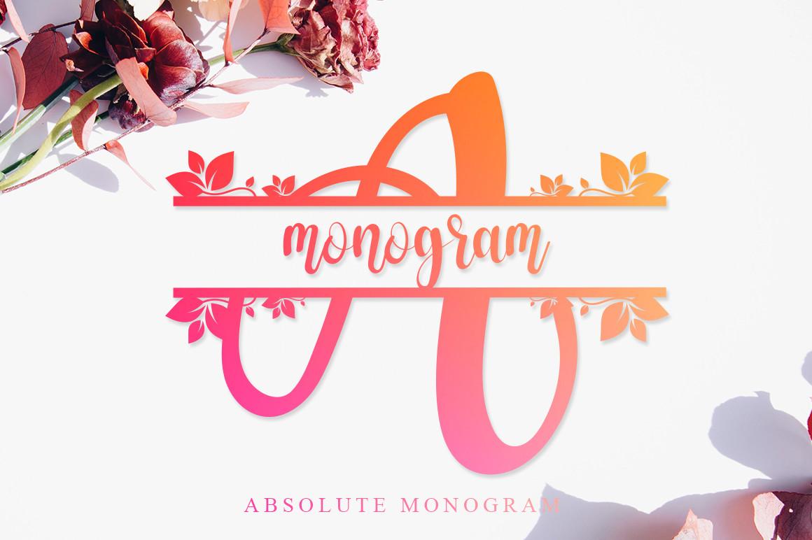 Absolute Monogram Font