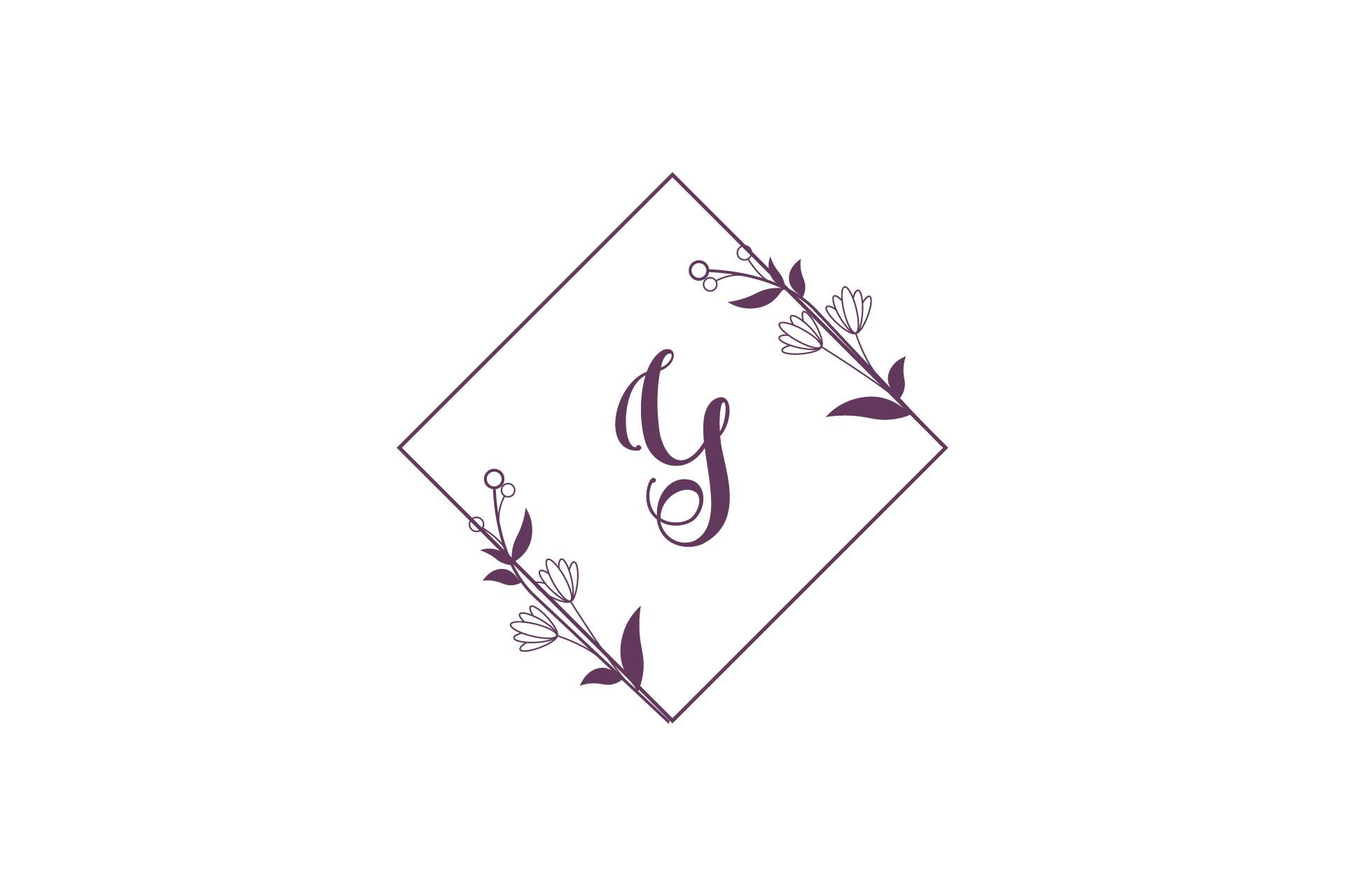 Monogram Alphabet Vector