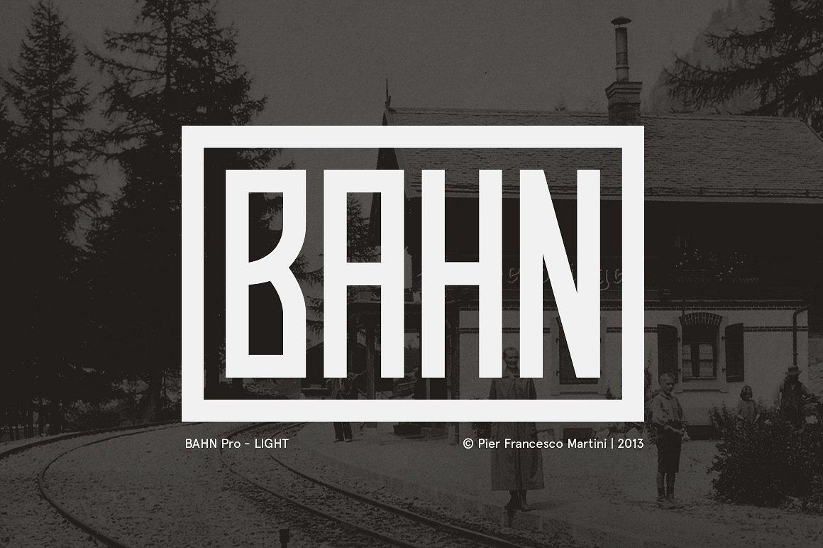 Bahn Pro Light Font