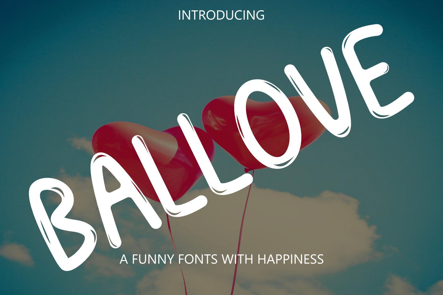 Ballove Font