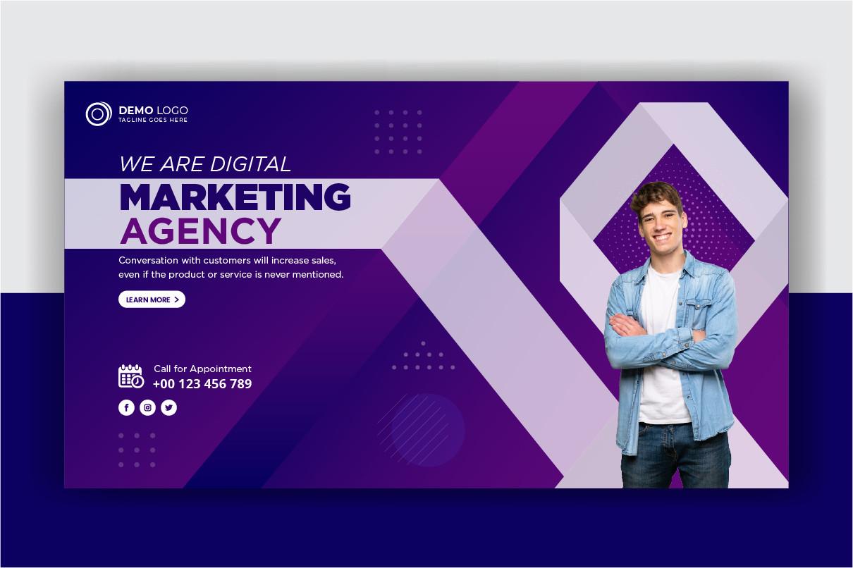 Digital Marketing Web Banner Template
