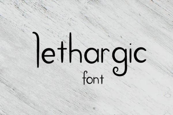 Lethargic Font
