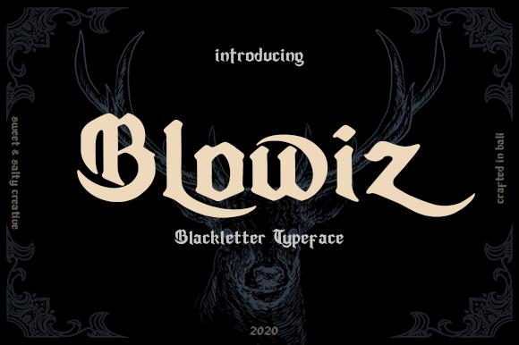 Blowiz Font