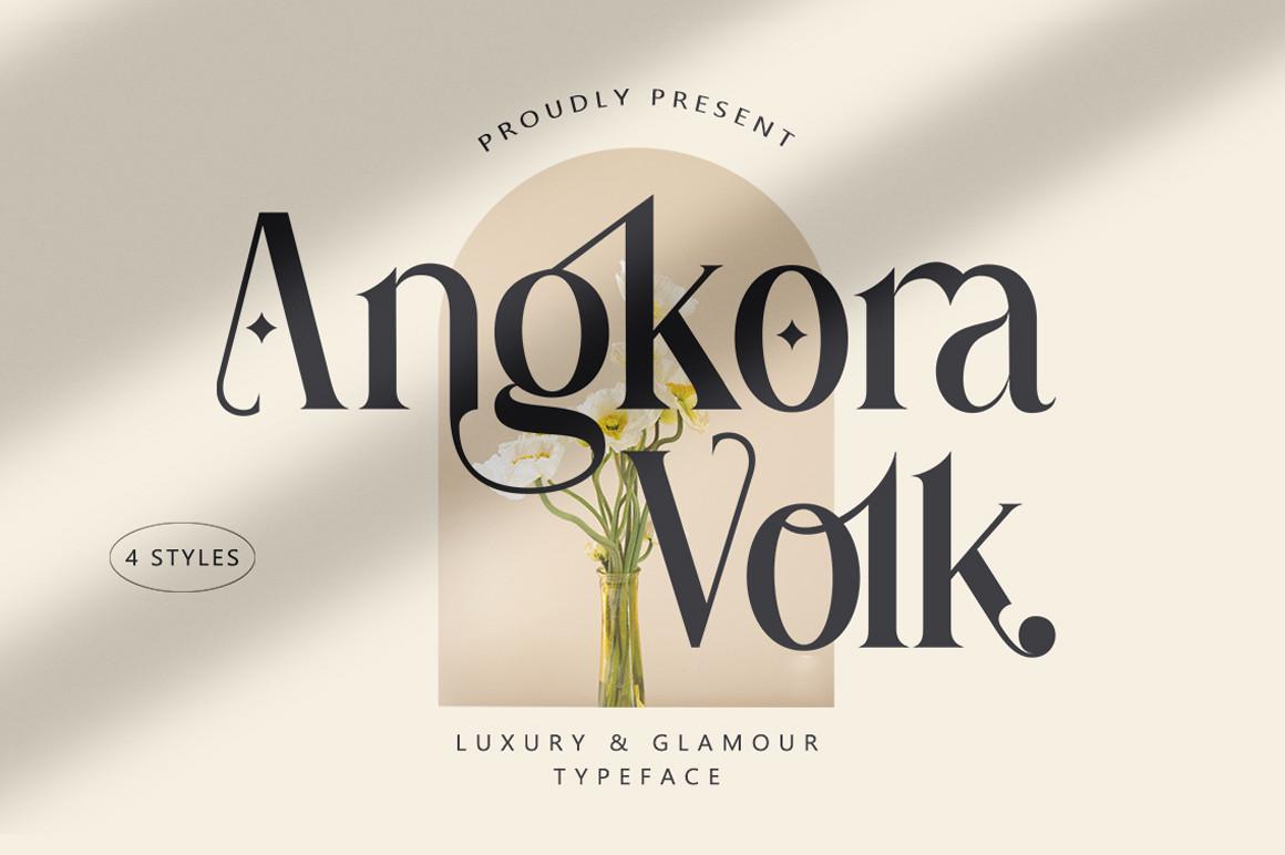 Angkora Volk Font