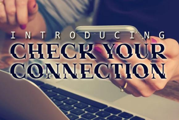 Check Your Connection Font