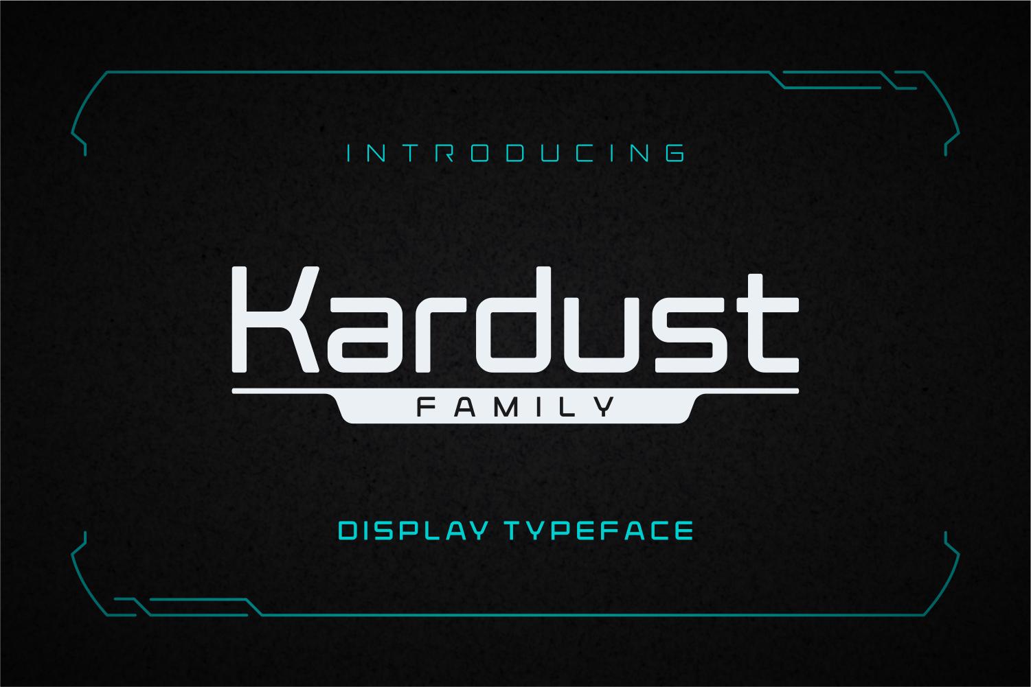Kardust Family Font