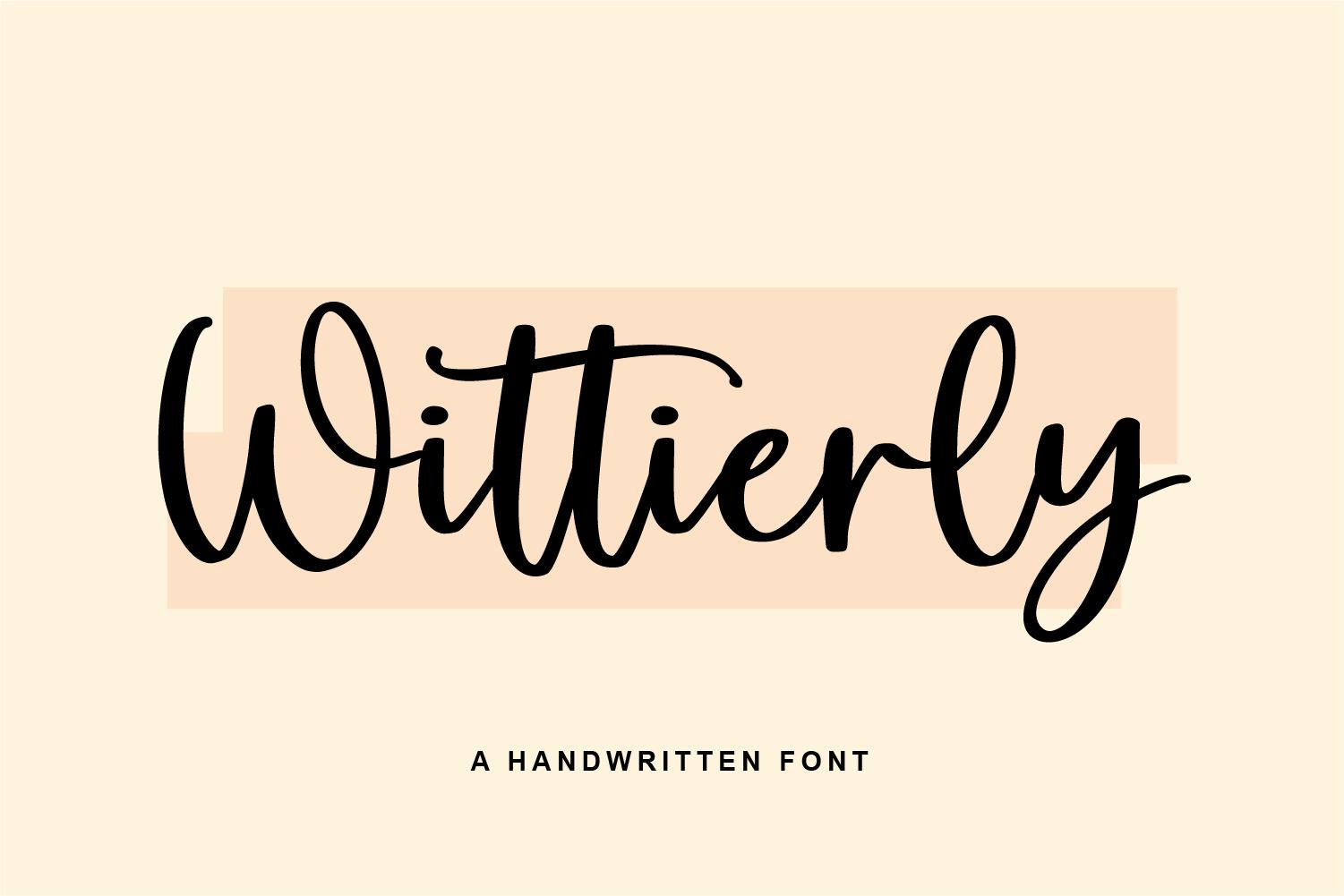 Wittierly Font