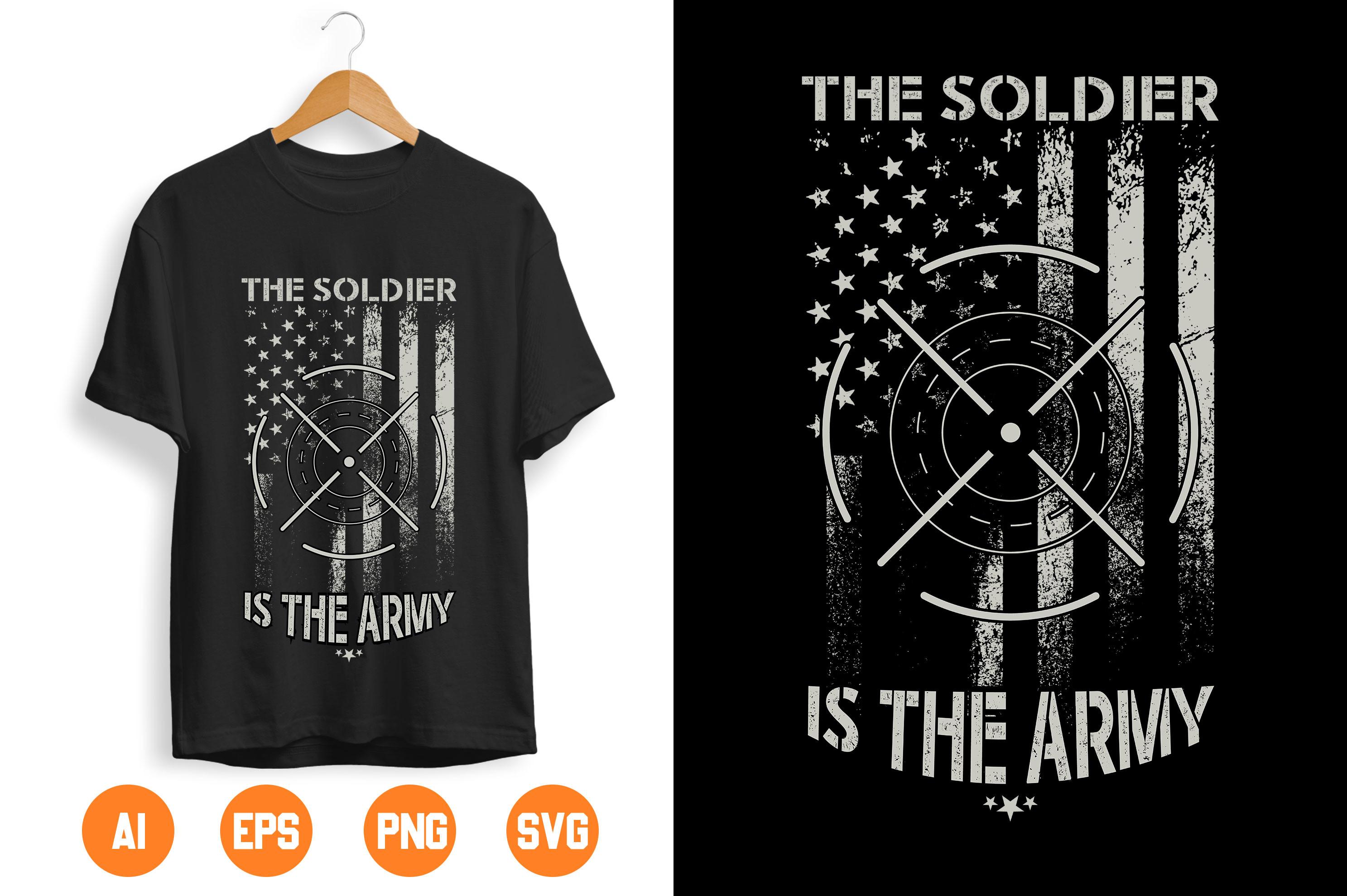 USA Army T-shirt Design 202