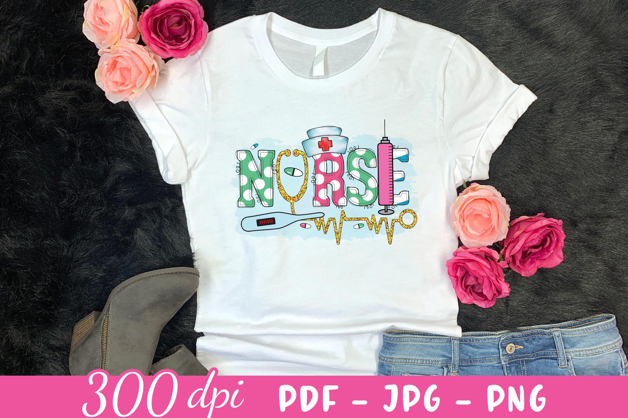 Nurse Sublimation Design PNG | Nurse PNG