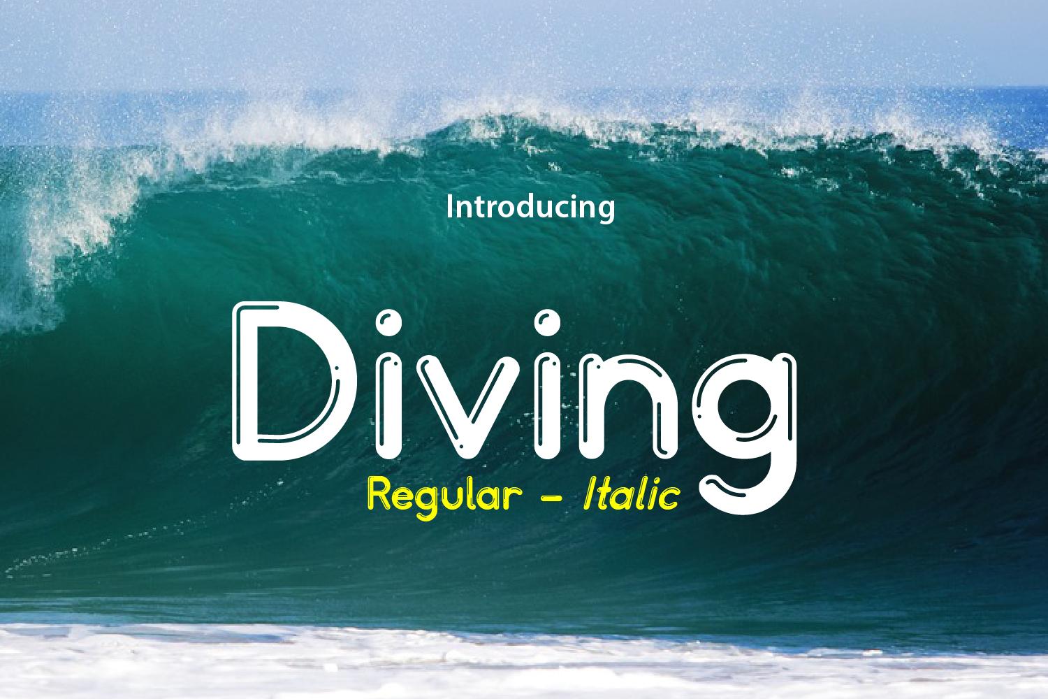 Diving Font
