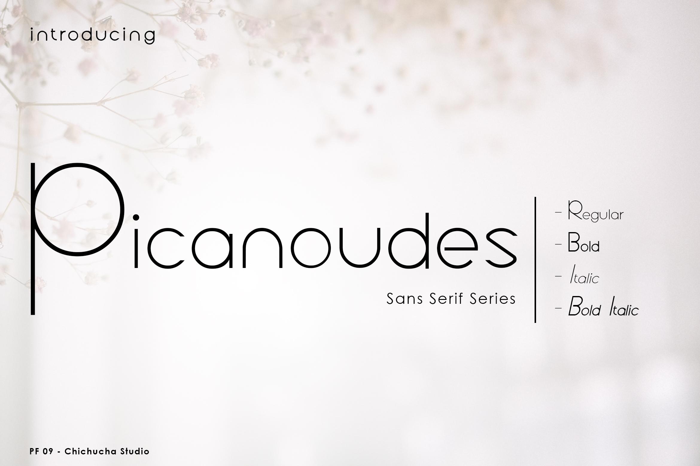 Picanoudes Font