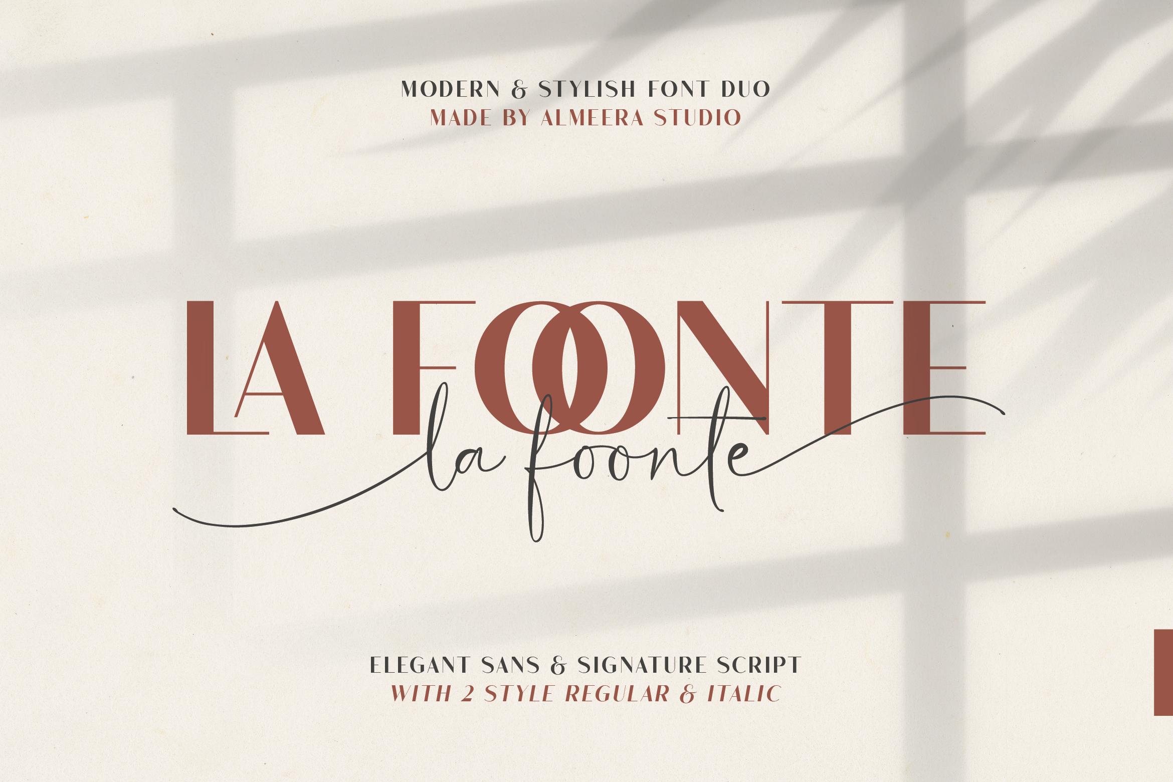 La Foonte Font