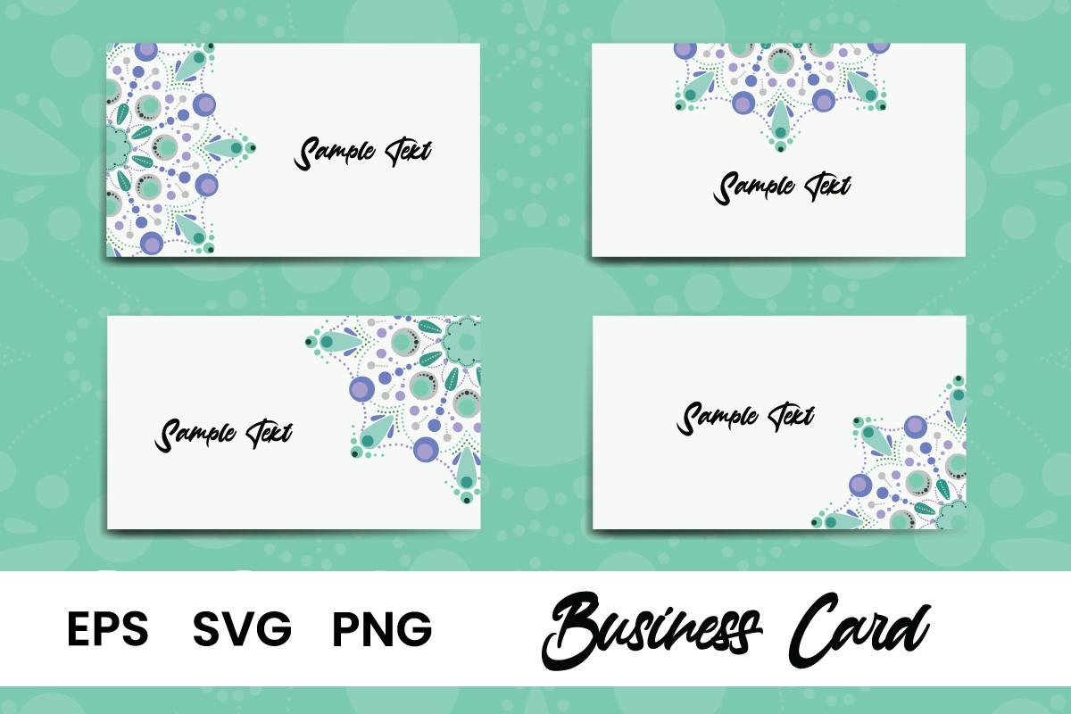 Business Card Vintage Mandala