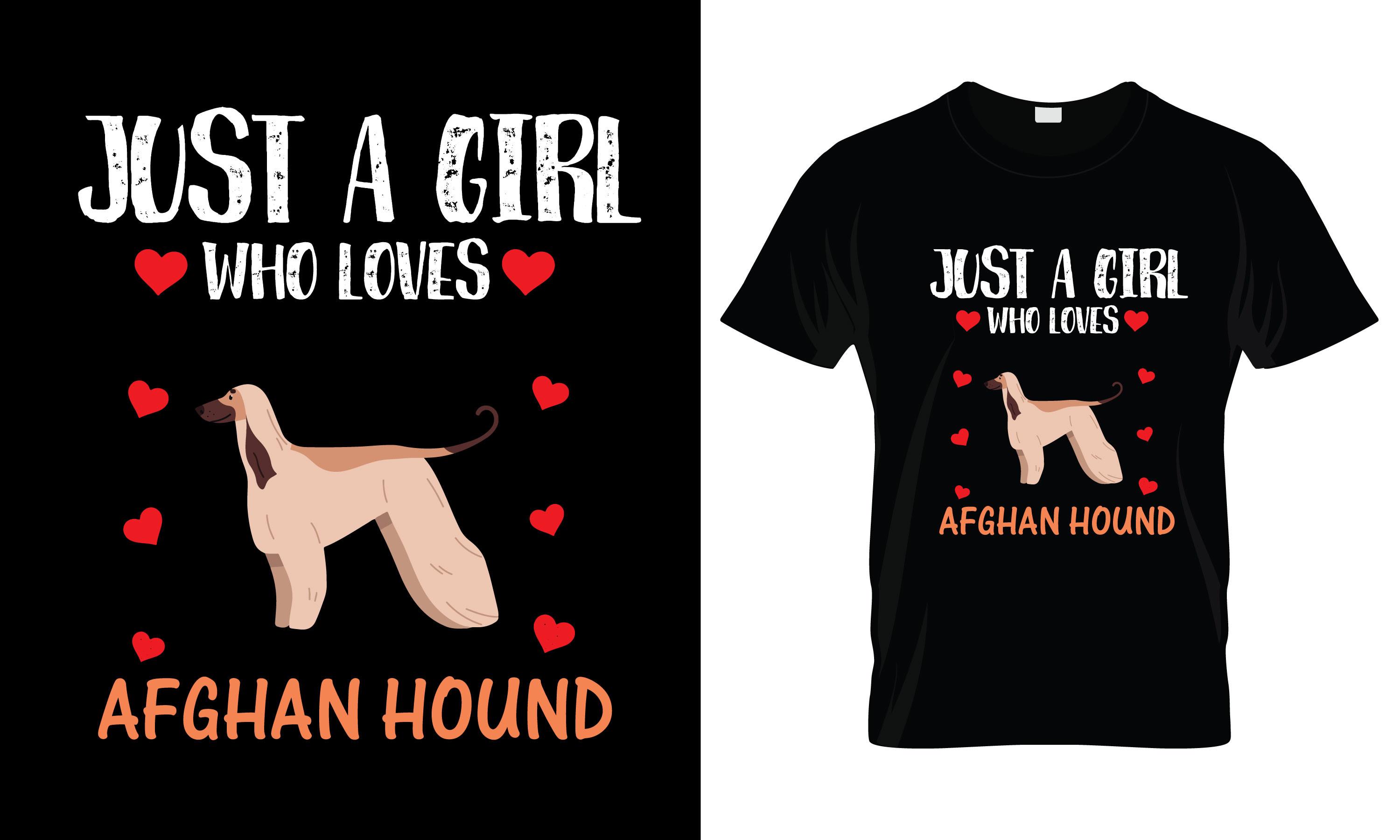 Just a Girl Who Loves Afghan T-Shirt