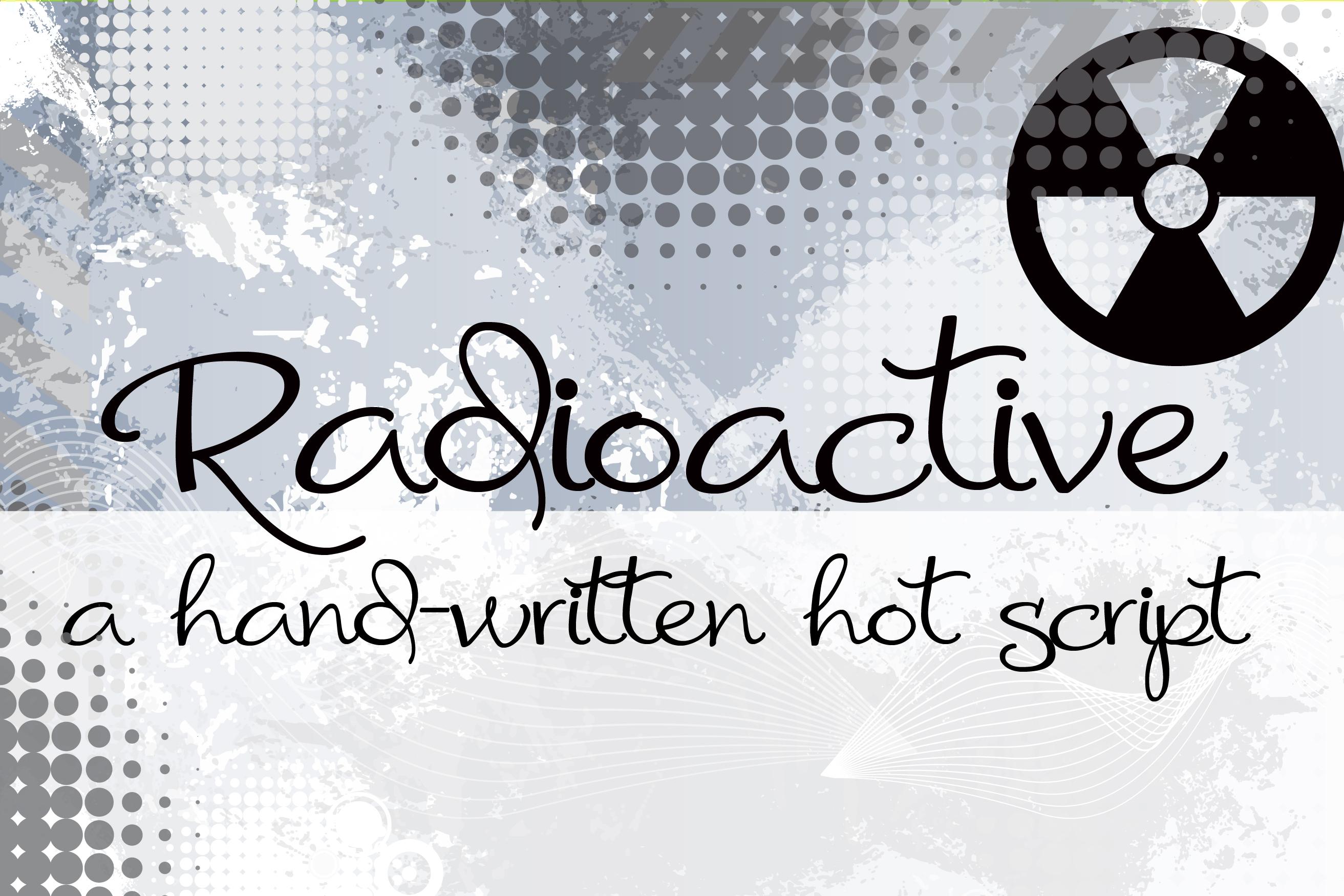 Radioactive Font