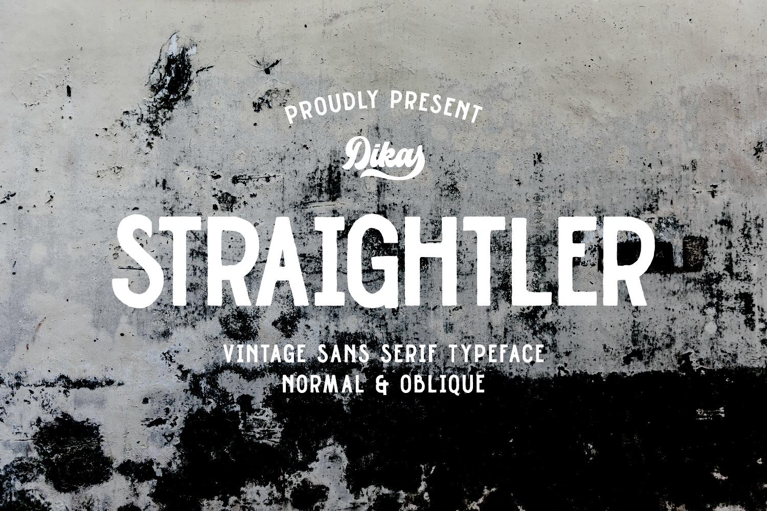 Straighler Font