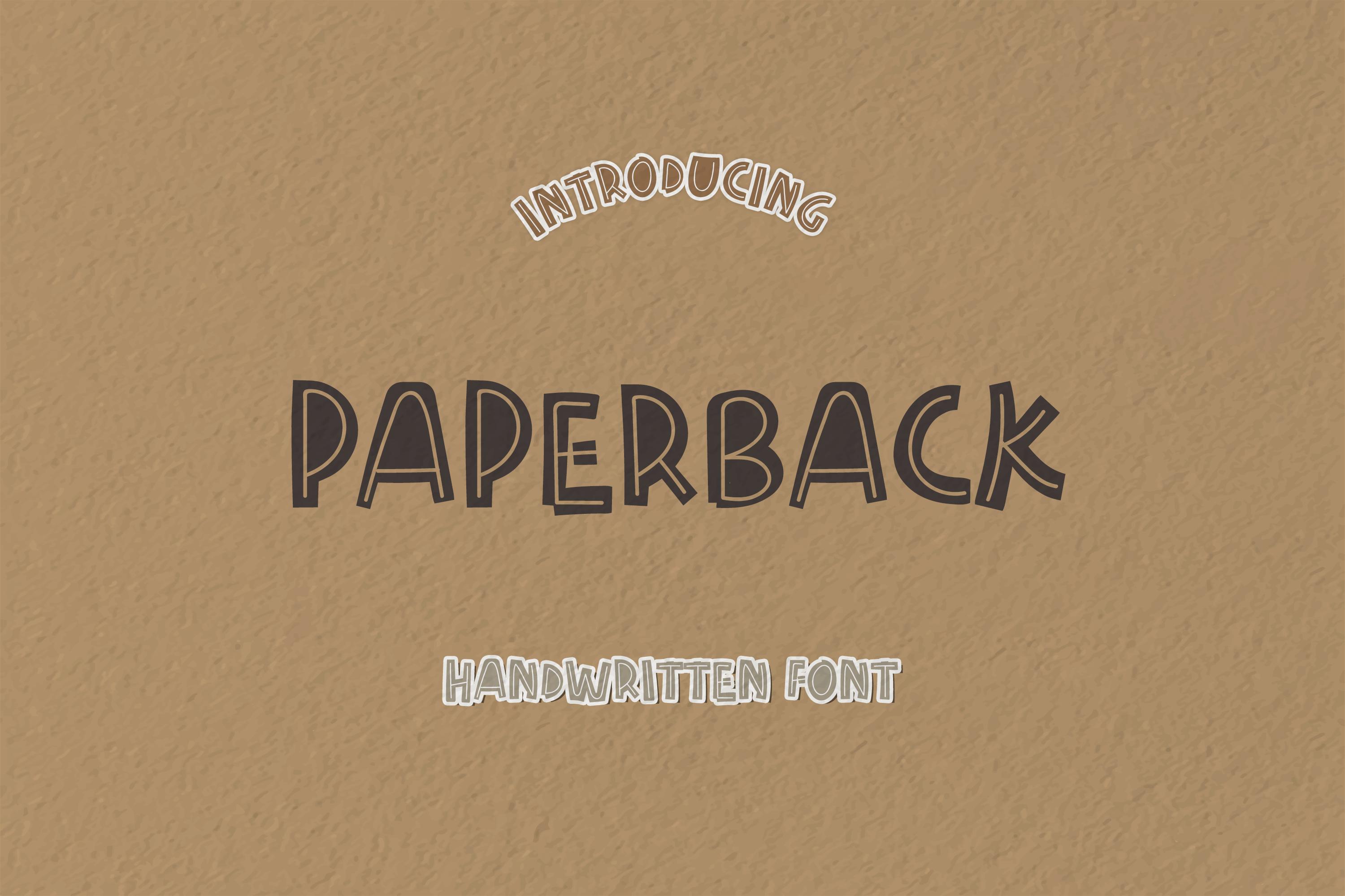 Paperback Font