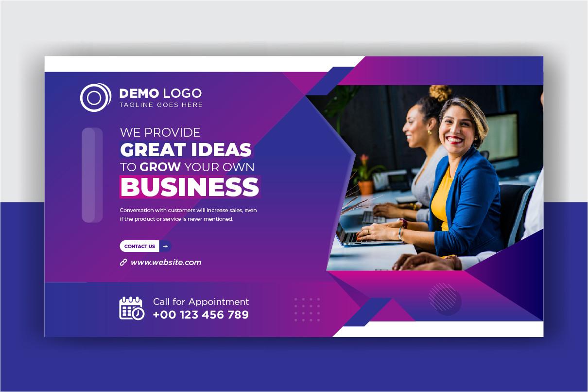 Business Conference Web Banner Design