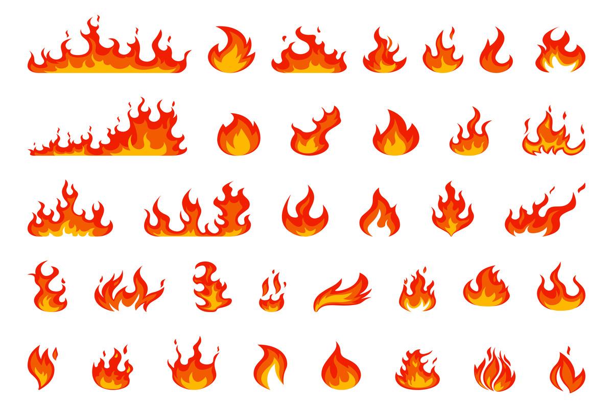 Cartoon Flame
