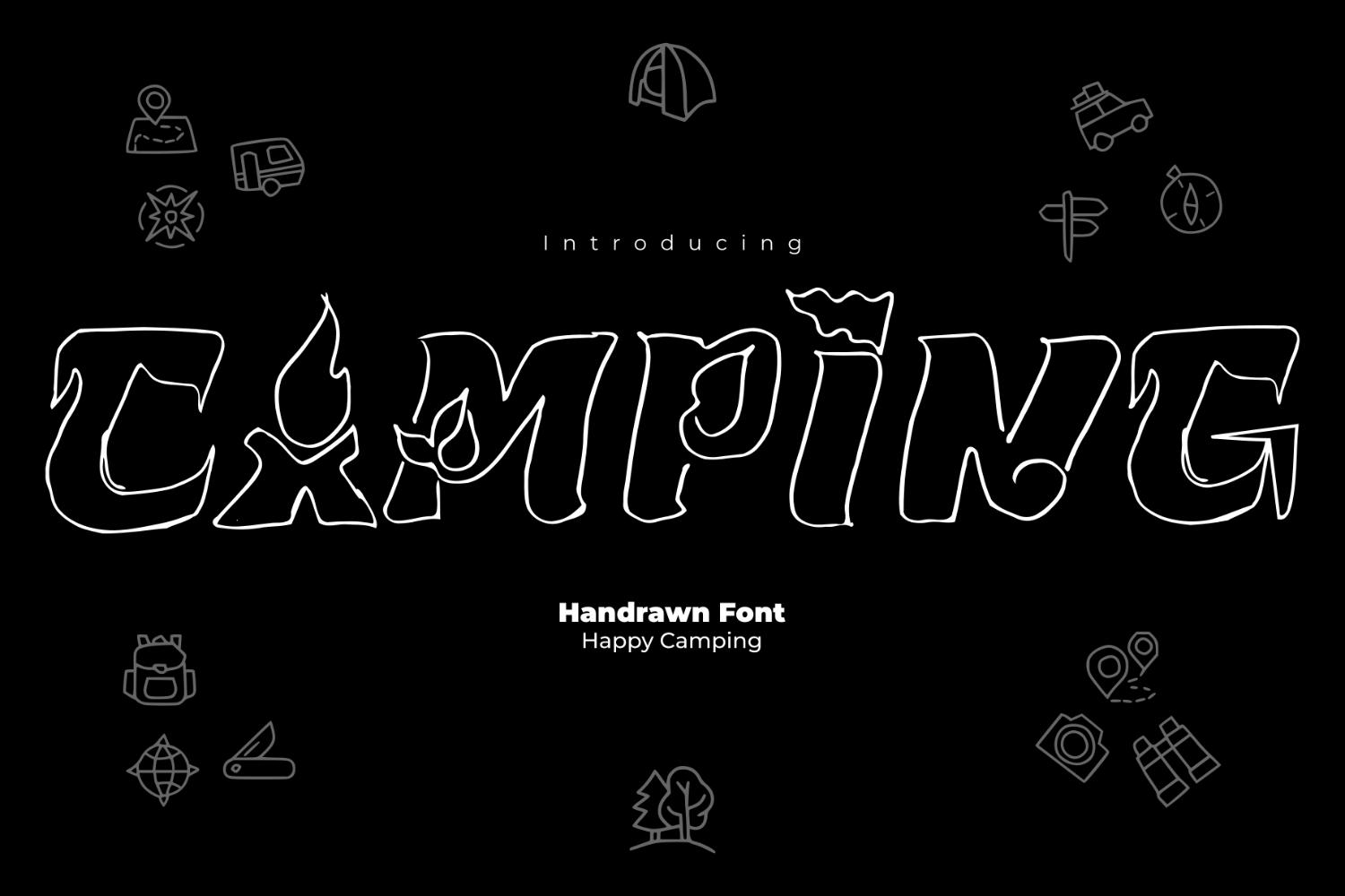 Happy Camping Font