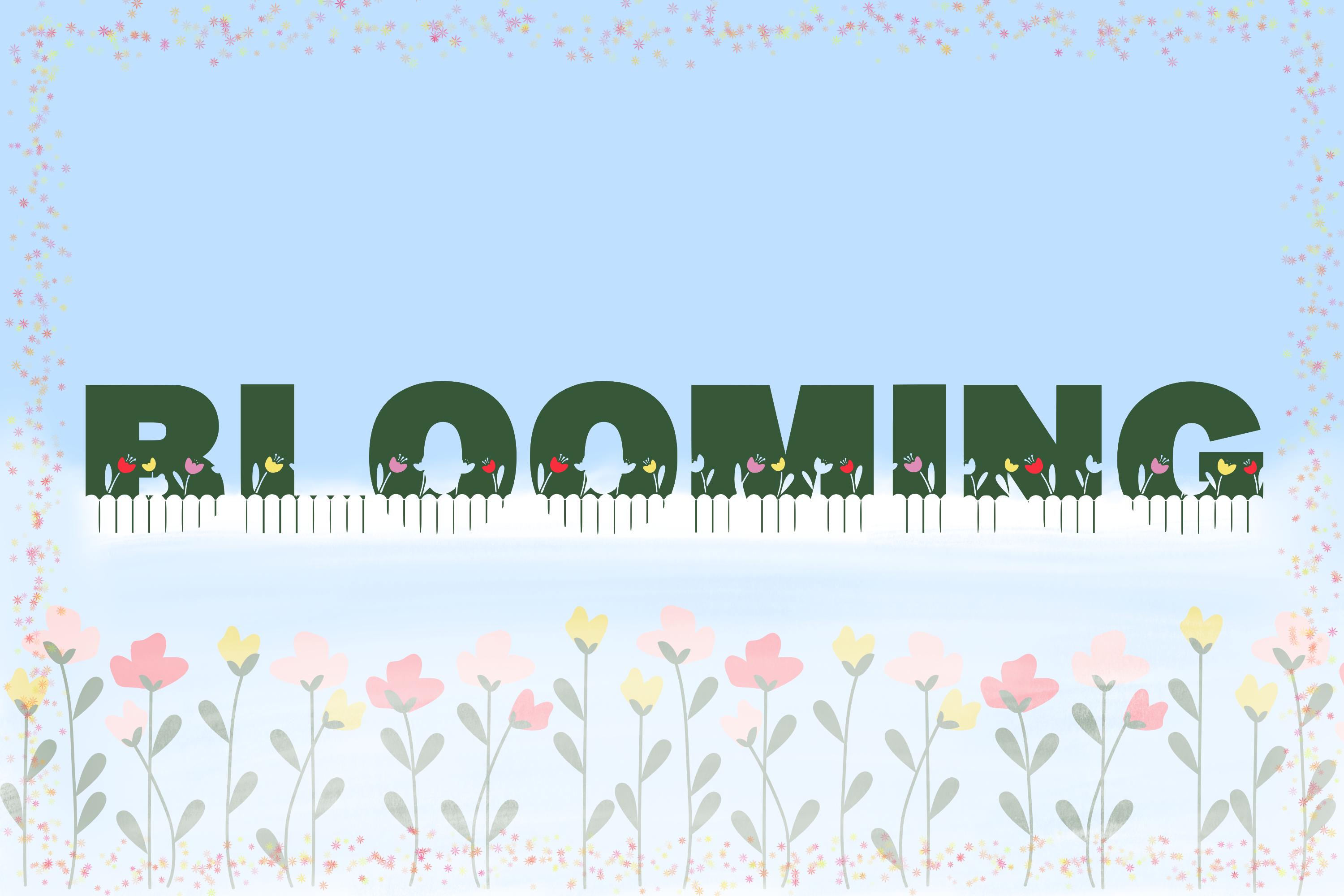Blooming Font
