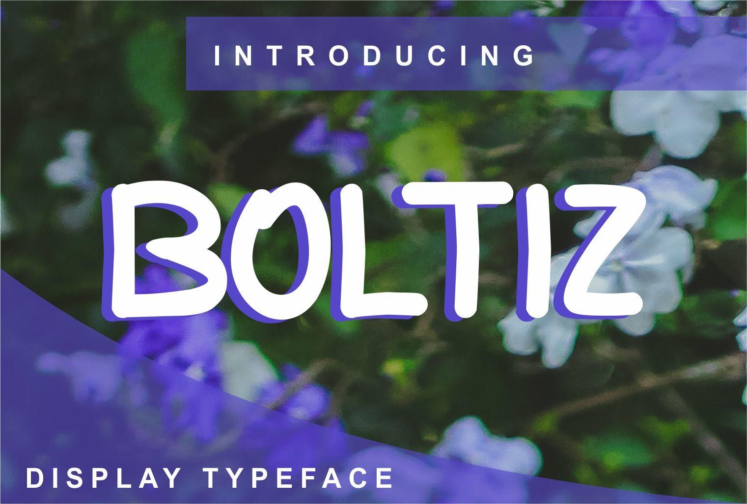 Boltiz Font