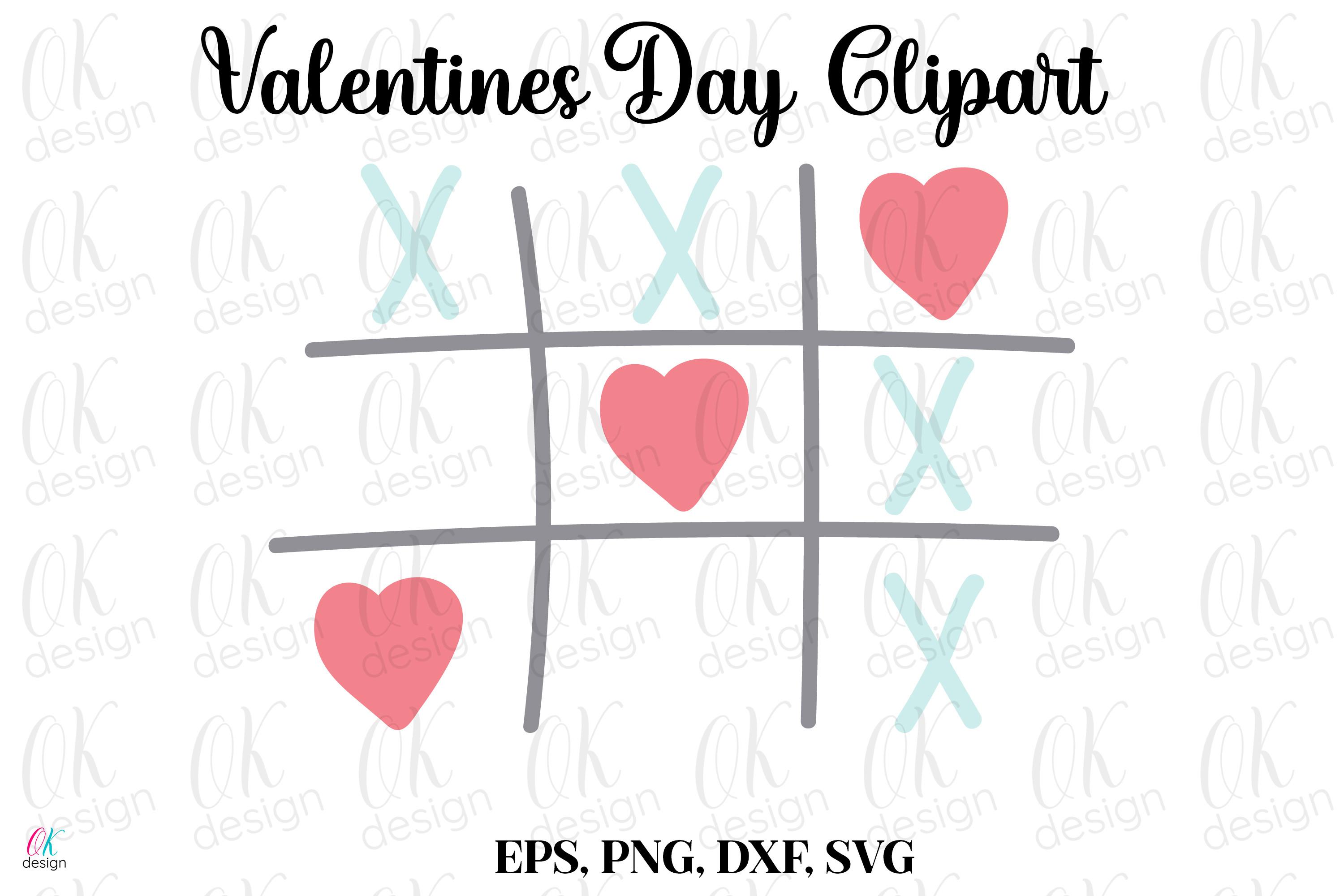 Valentines Clipart SVG, DXF, PNG Files.