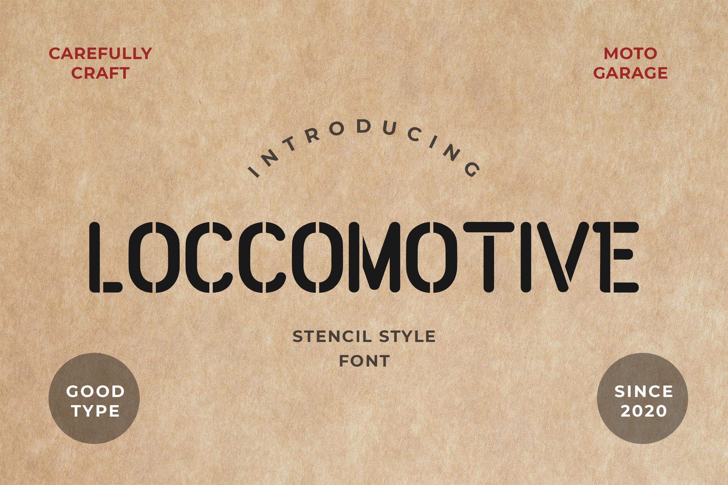 Loccomotive Font