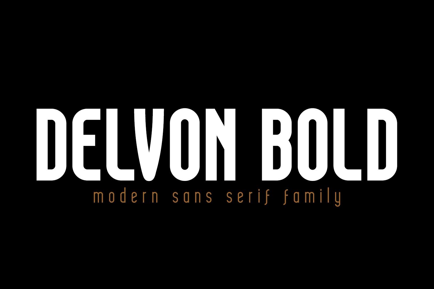 Delvon Bold Font