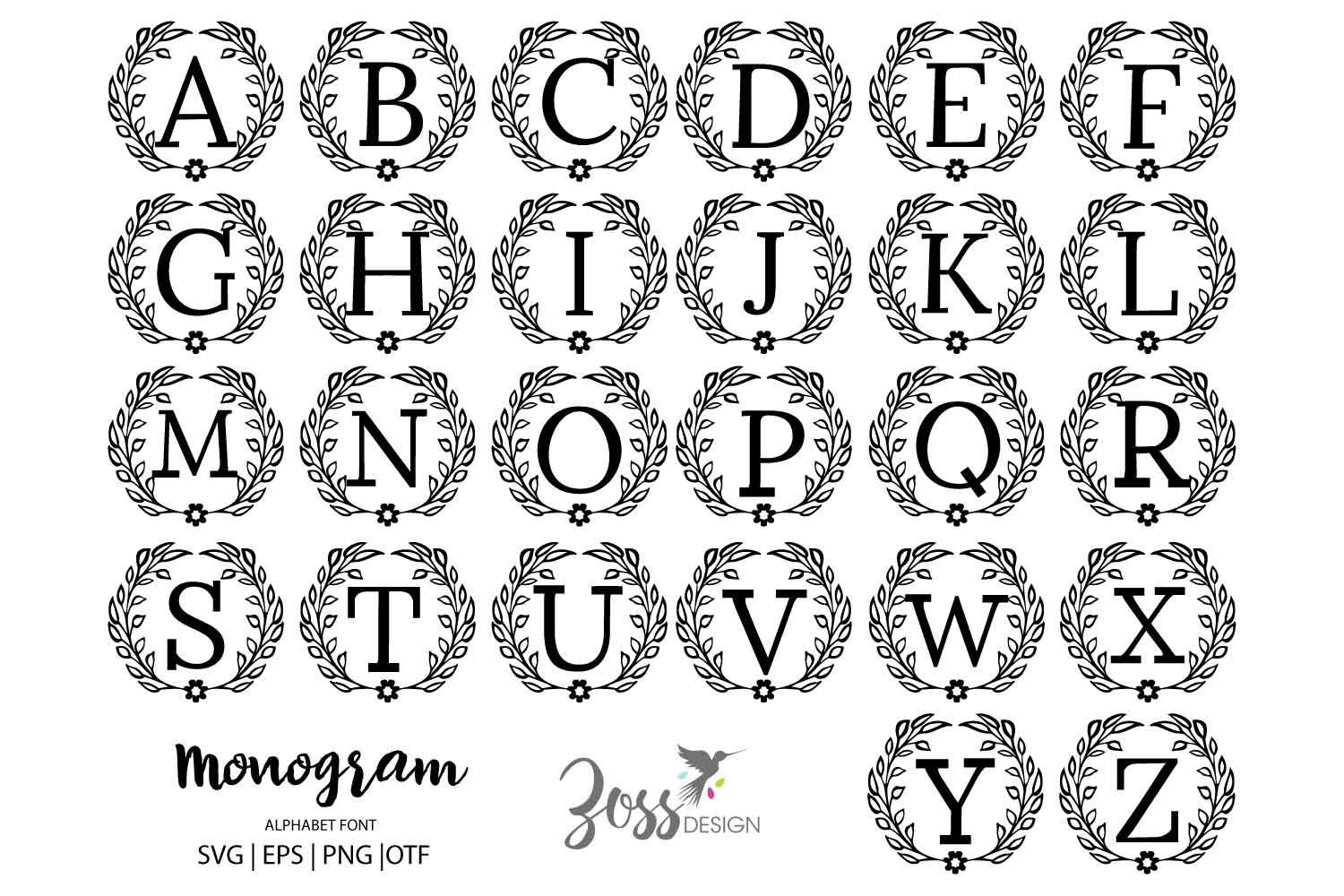 Zoss Monogram Font