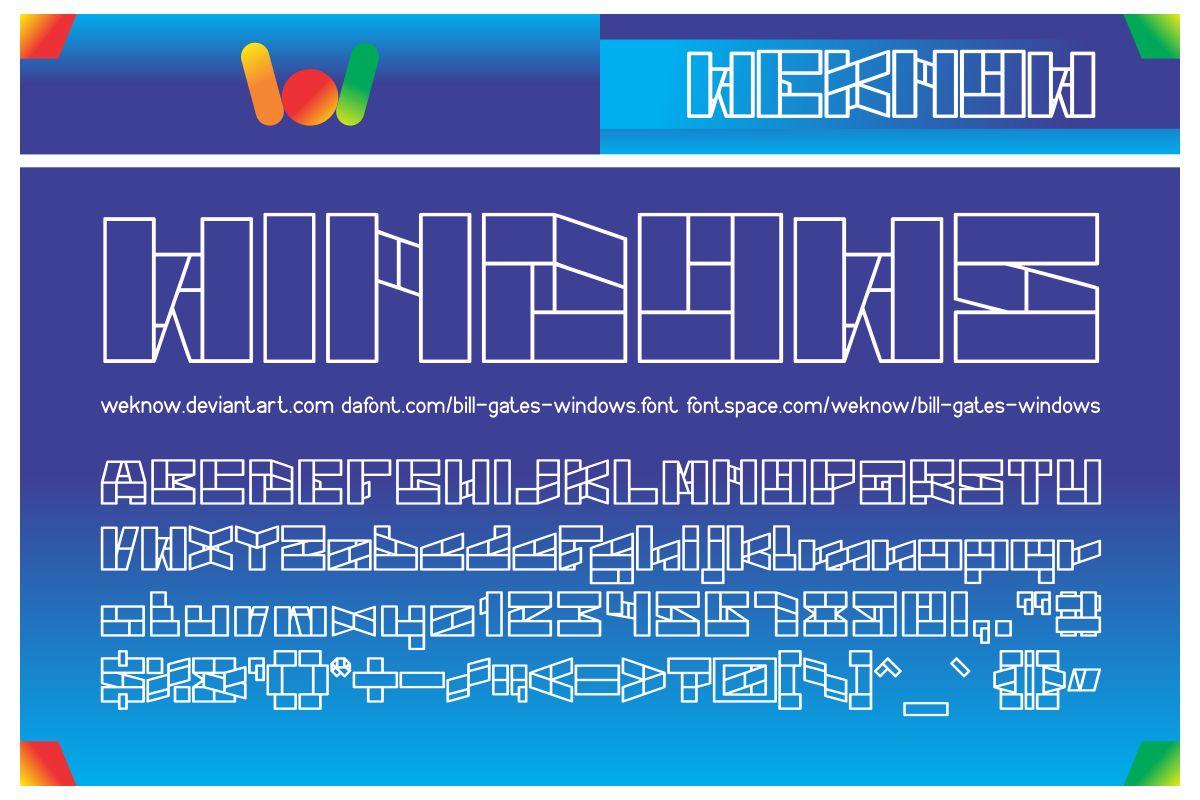 Big Windows Font