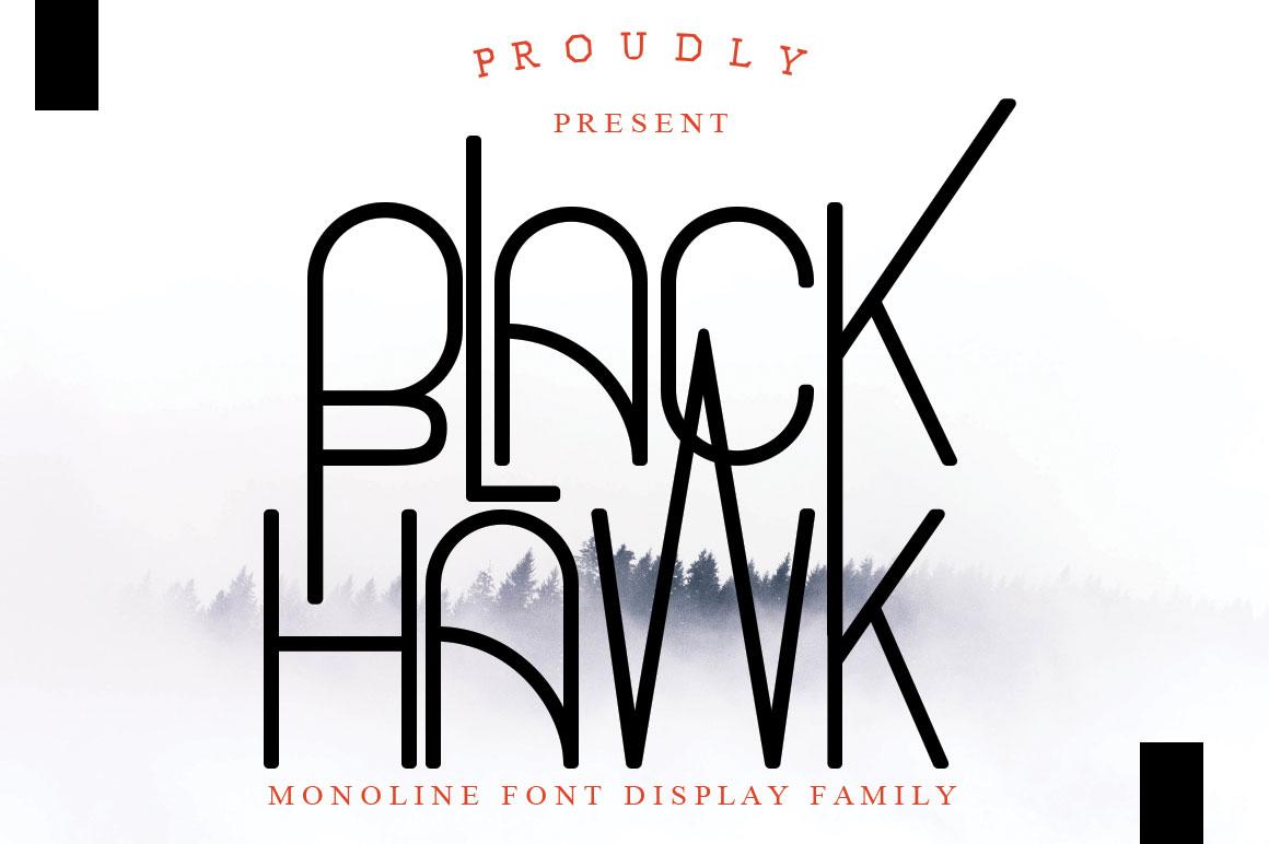 Black Hawk Font