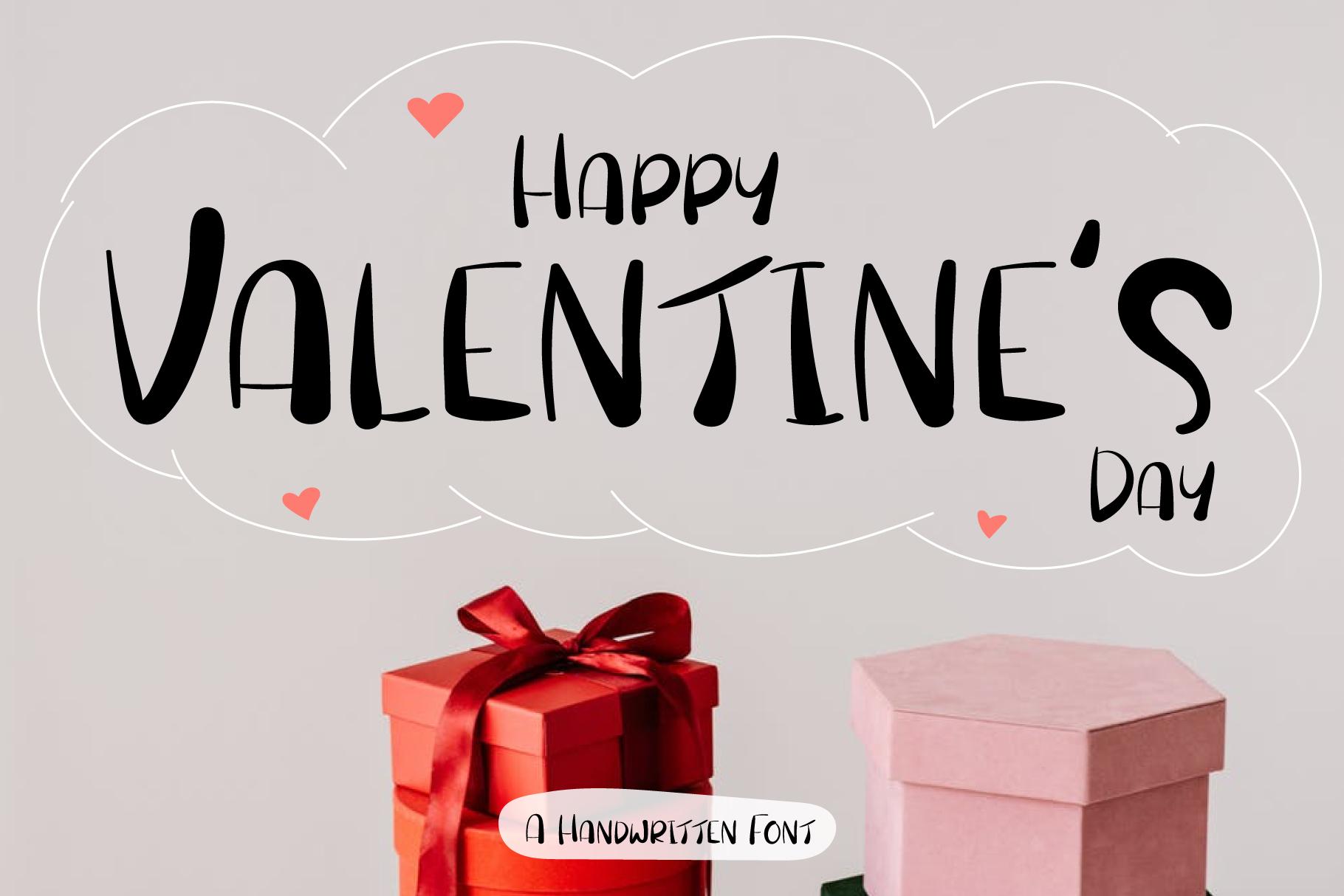 Happy Valentine's Day Font