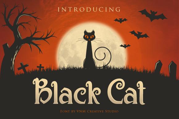 Black Cat Font