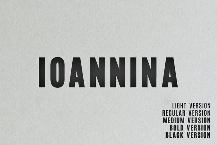 Ioannina Family Font