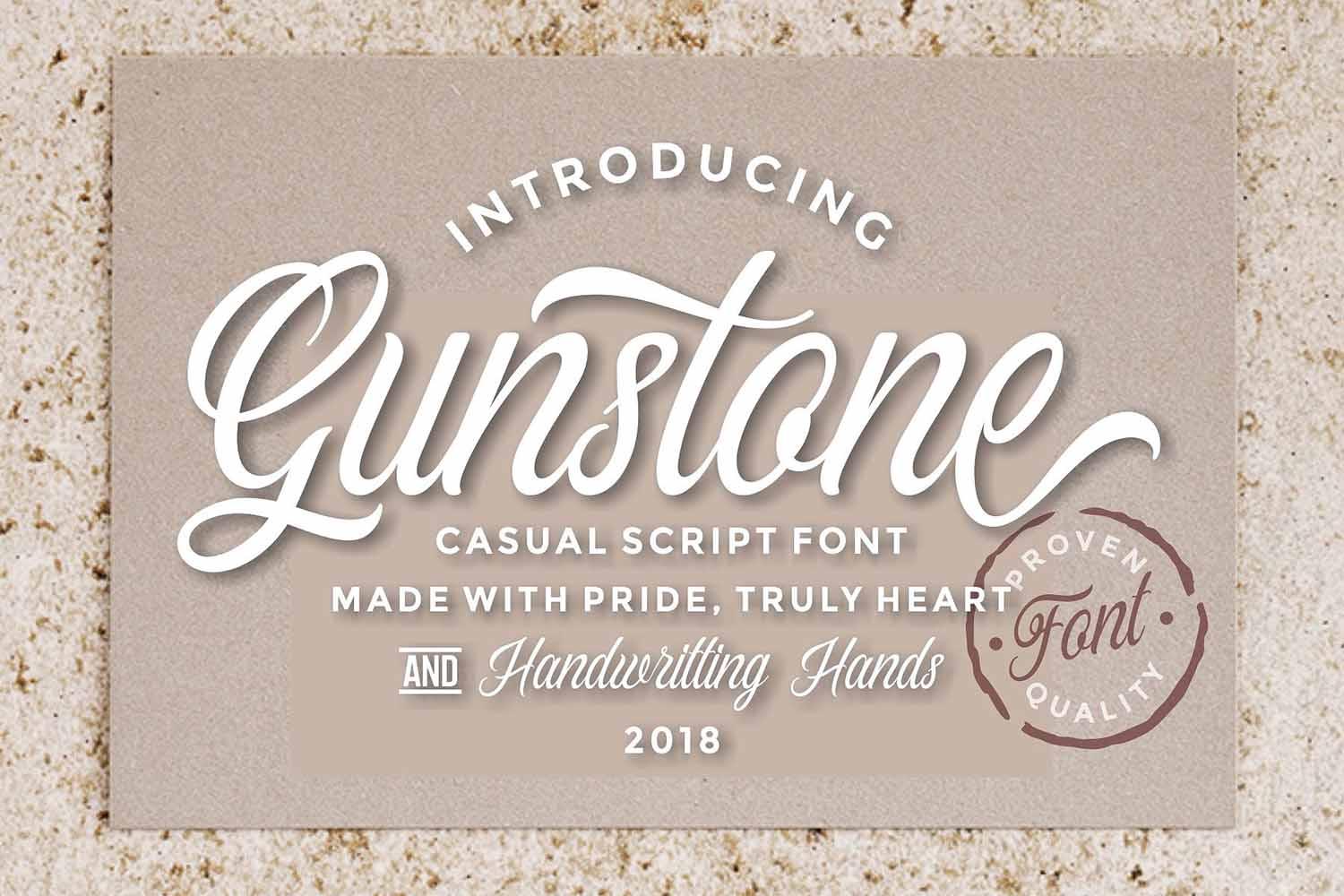 Gunstone Script Font