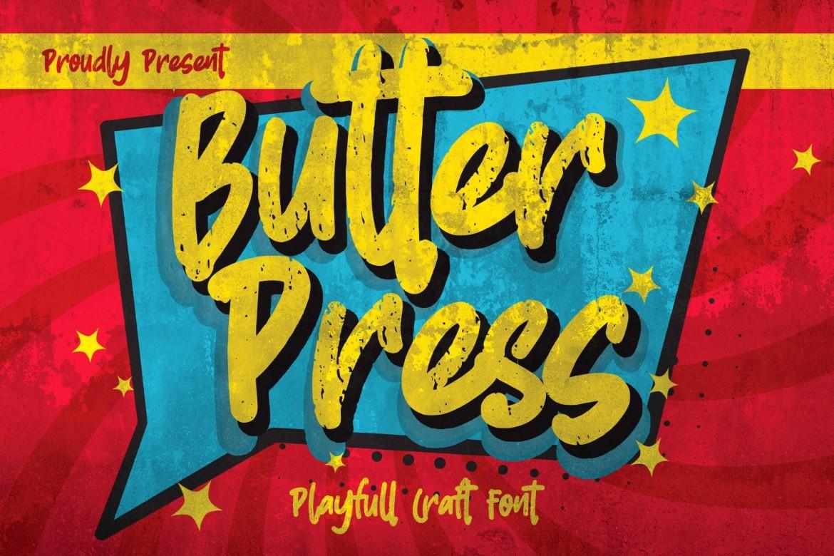 Butterpress Font