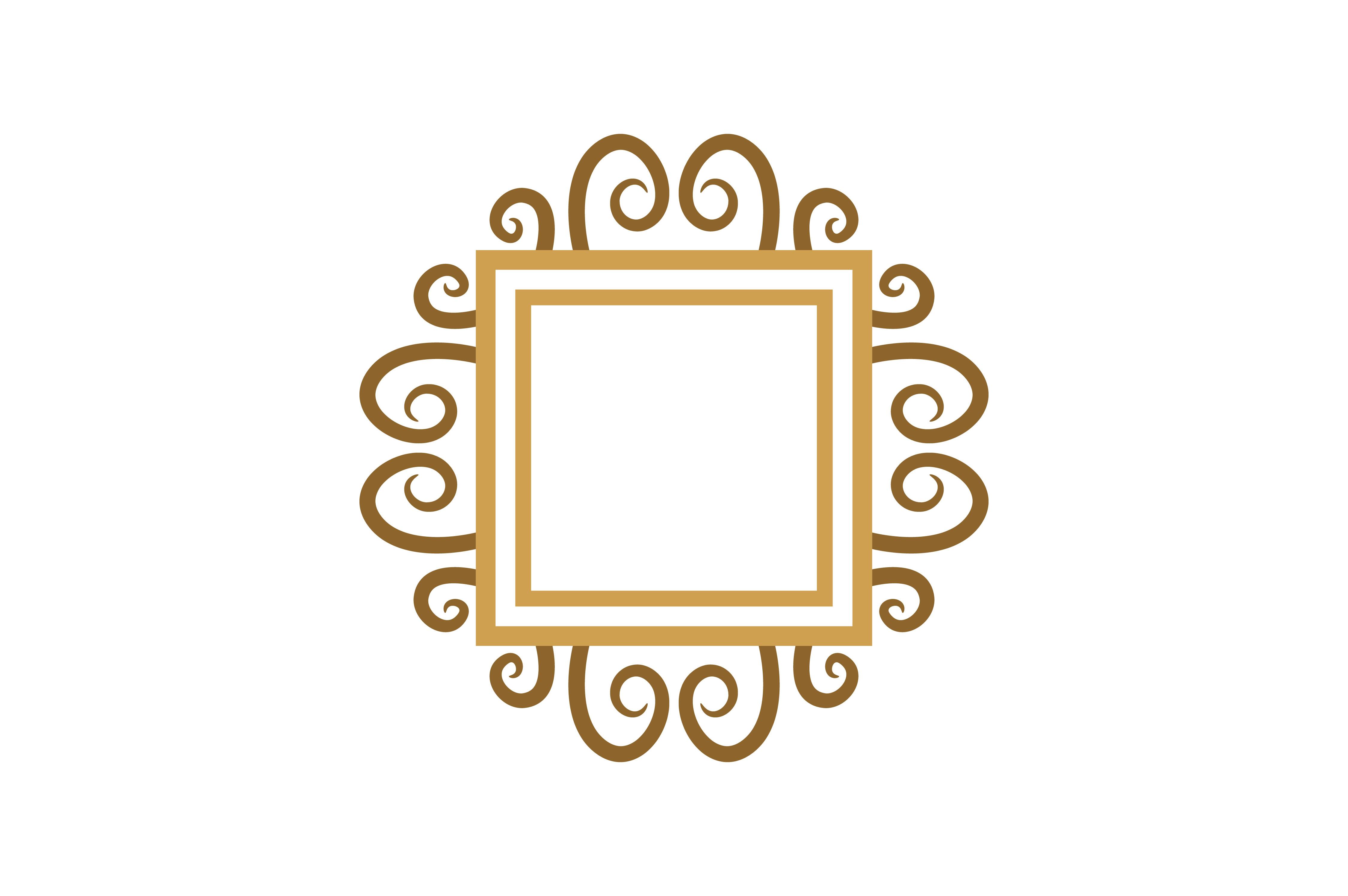 Frame Floral Decorative