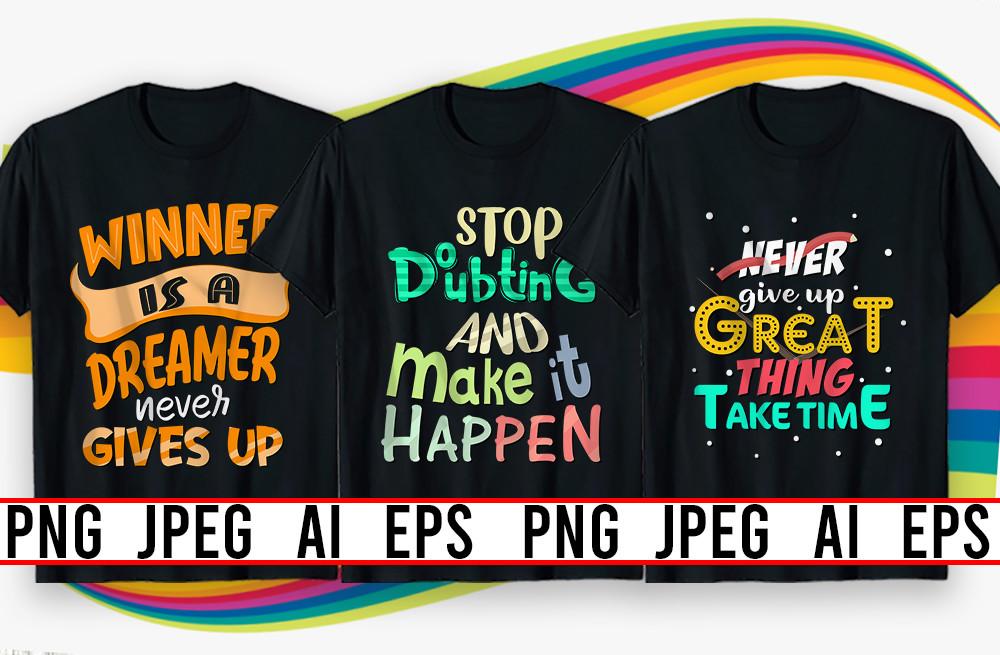 Typography T Shirt & Mug Design Bundle18