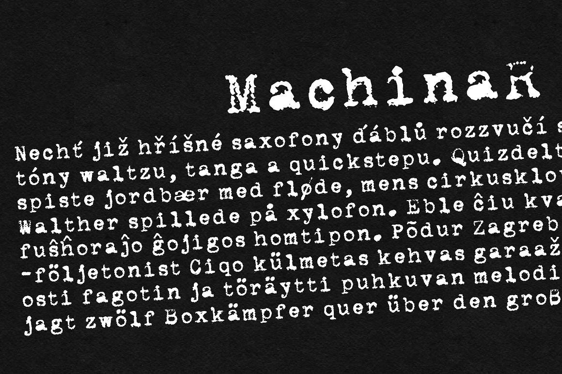 MachinaR Font
