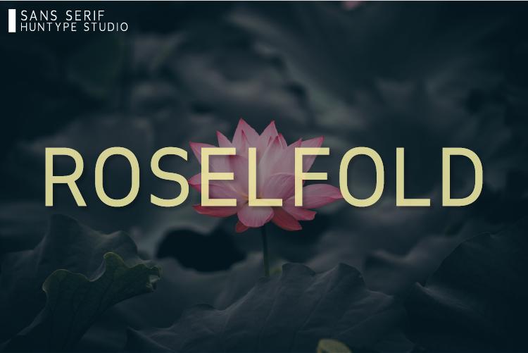 Roselfold Font